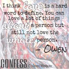 confess owen quote